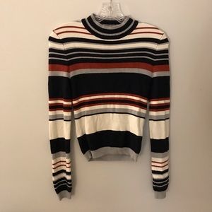 Retro thick turtle neck jumper